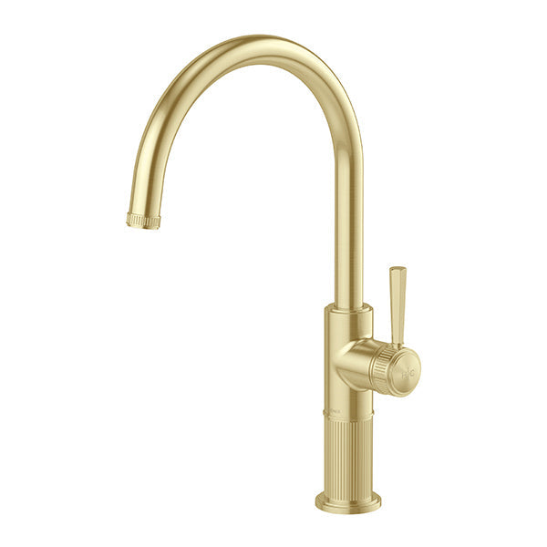 Phoenix Wiltern Sink Mixer, Brushed Gold