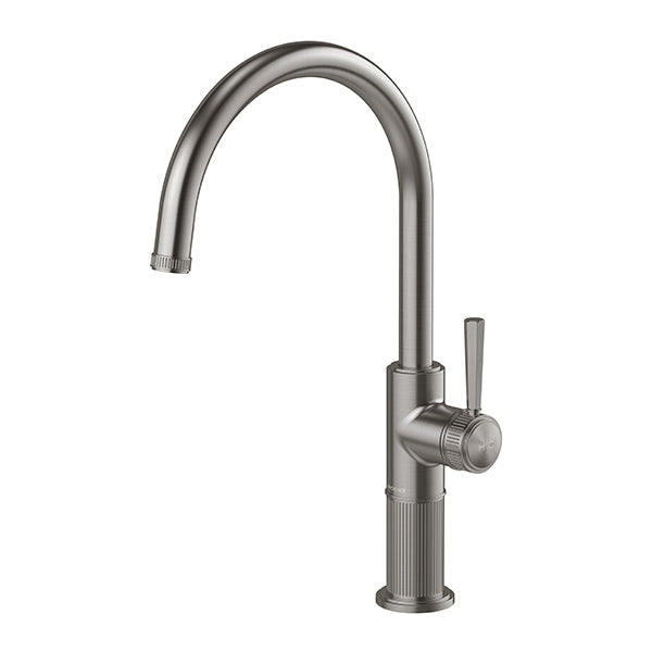 Phoenix Wiltern Sink Mixer, Brushed Carbon