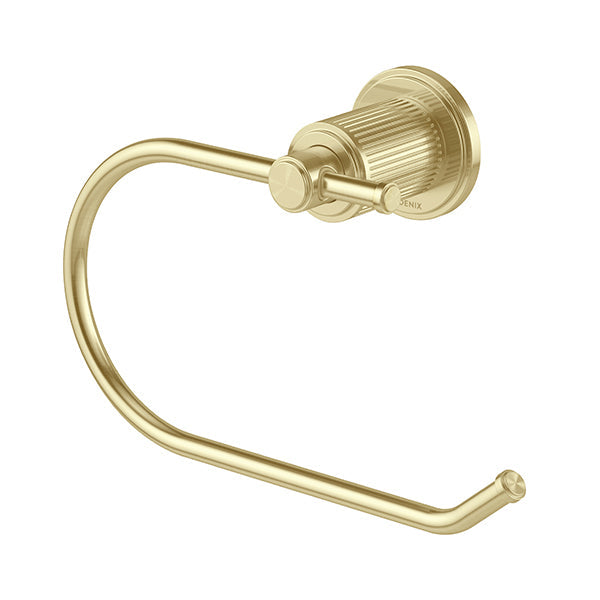 Phoenix Wiltern Toilet Roll Holder, Brushed Gold