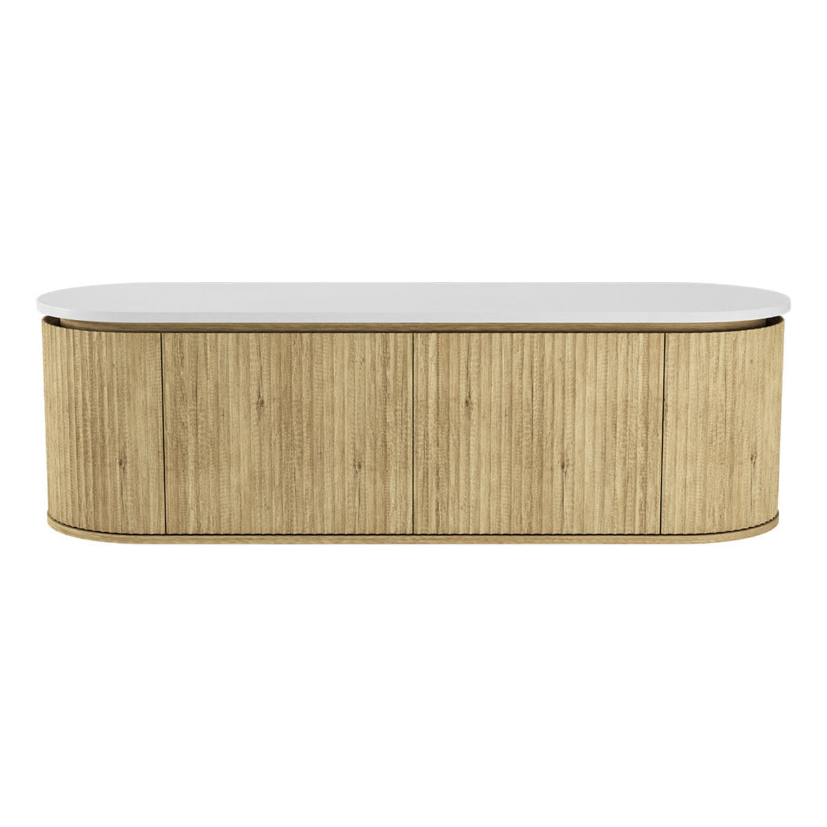 Fienza Empire Pill Scandi Oak 1500 Wall Hung Cabinet