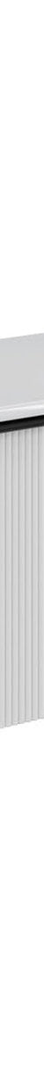 Fienza Minka Curved Satin White 1500 Wall Hung Cabinet