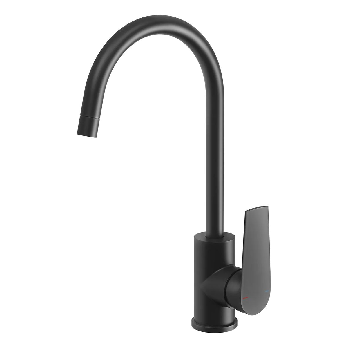 Arlo Sink Mixer 200mm Gooseneck, Lead Free - Matte Black