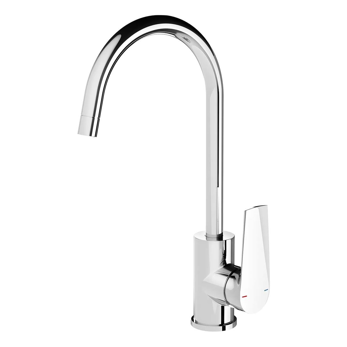 Arlo Sink Mixer 200mm Gooseneck, 6 Star, Lead Free - Chrome