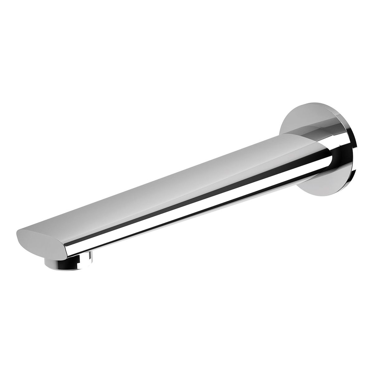 Arlo Wall Bath Outlet 200mm - Chrome