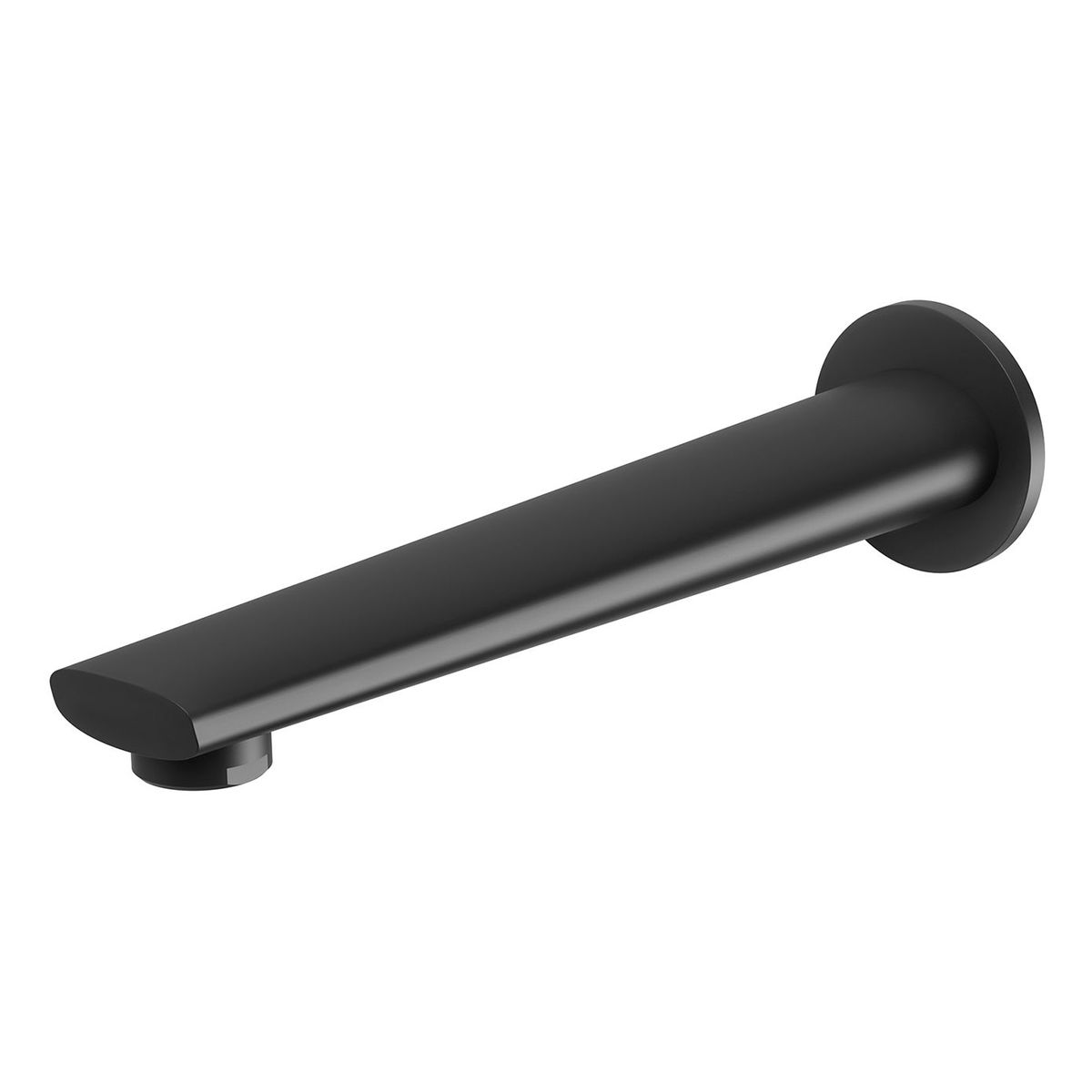 Arlo Wall Bath Outlet 200mm - Matte Black
