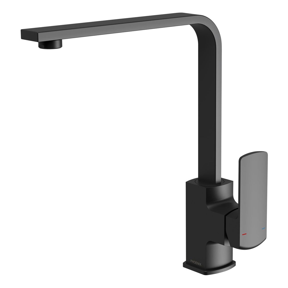 Teva Sink Mixer 200mm Squareline, Lead Free - Matte Black