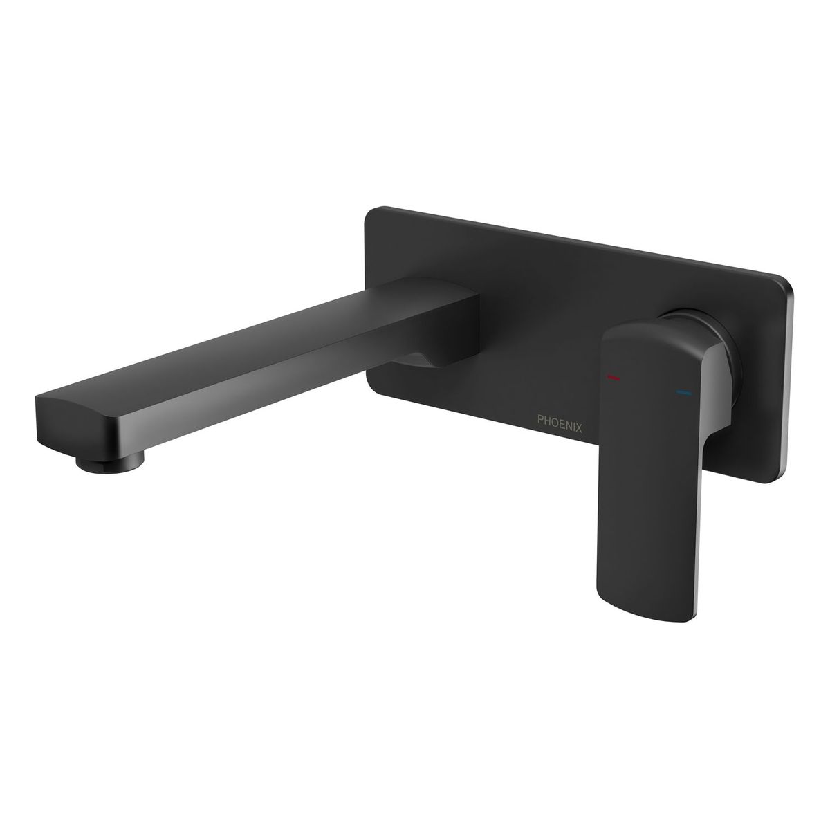 Teva Wall Basin / Bath Mixer Set 200mm Trim Kit Only, 6 Star, Lead Free - Matte Black