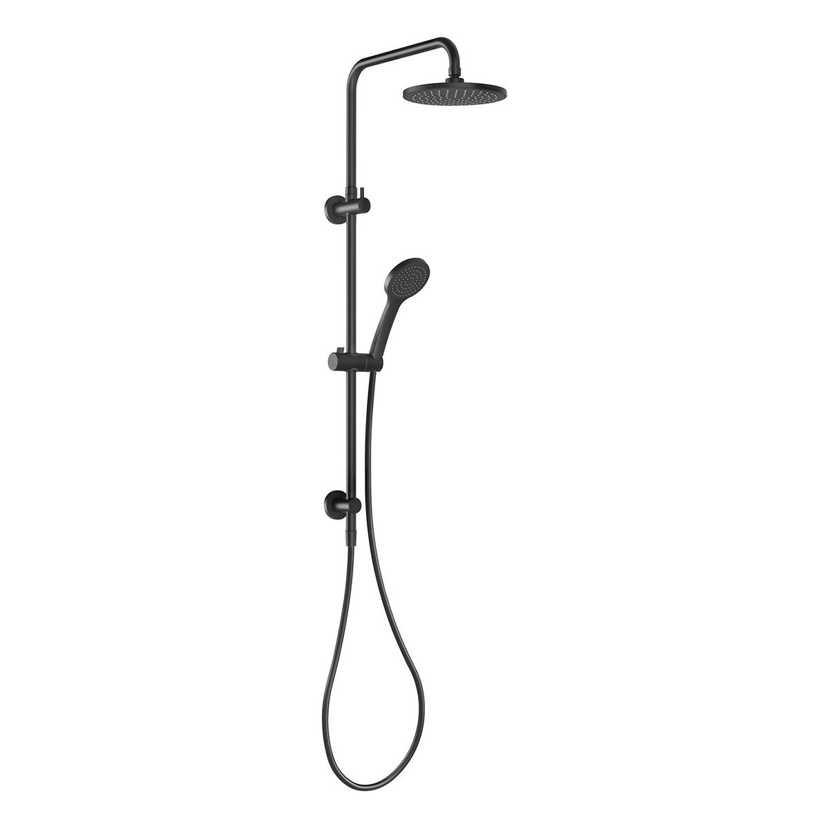 Pina Twin Shower - Matte Black
