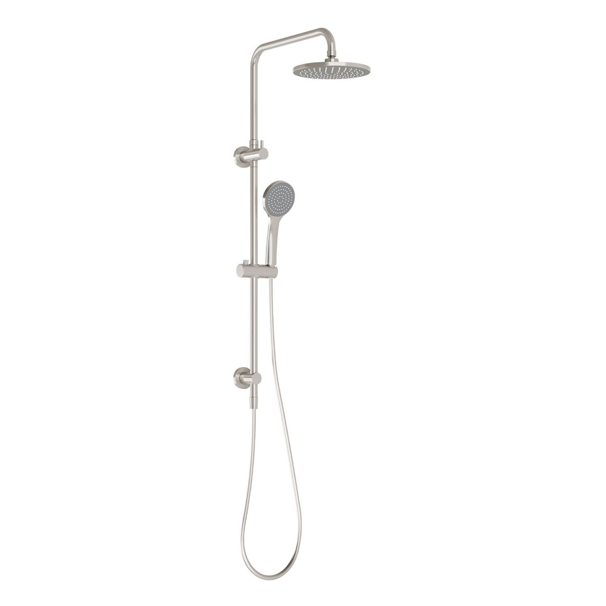 Pina Twin Shower - Brushed Nickel