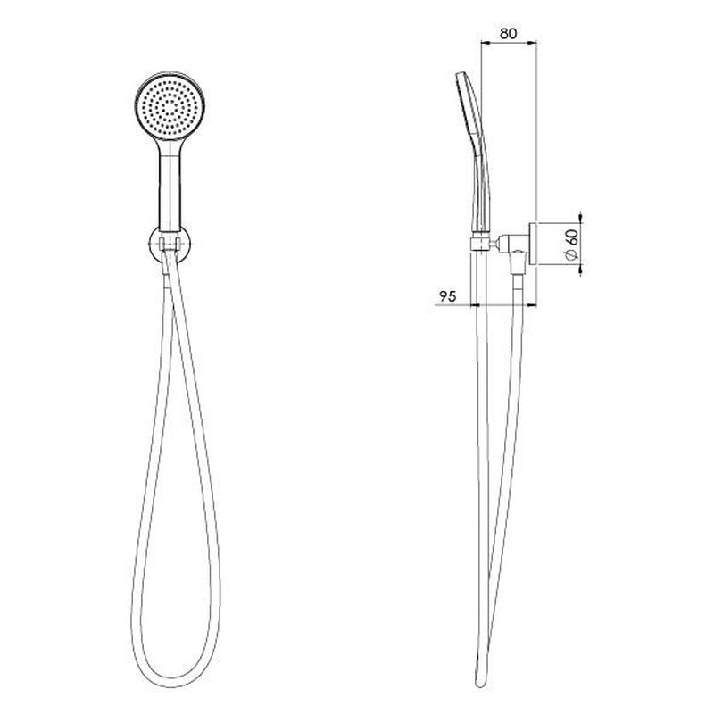 Pina Hand Shower - Chrome