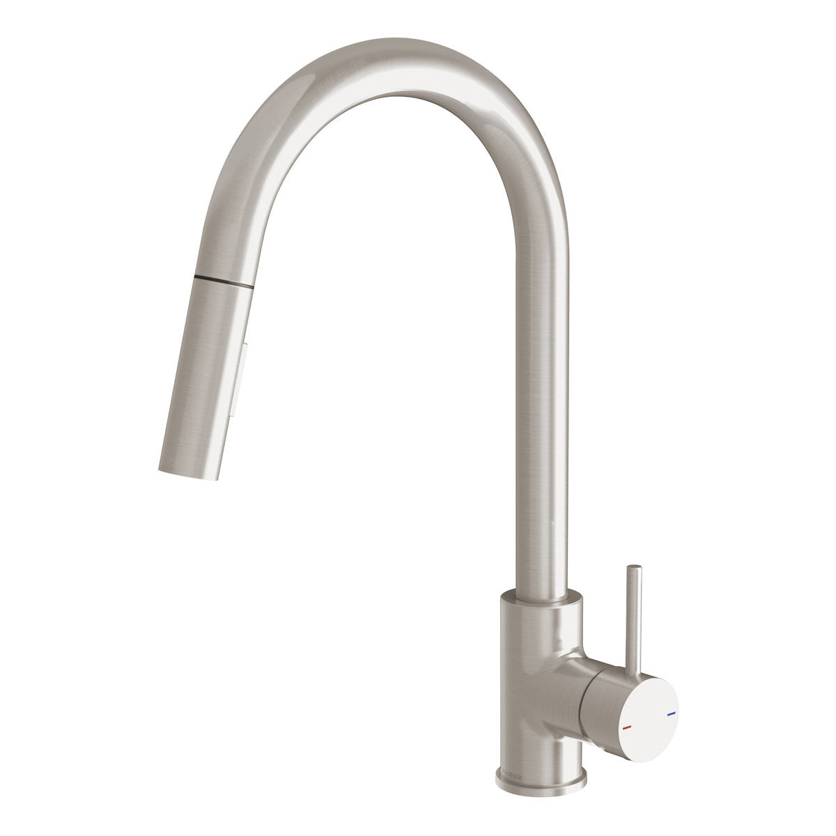 Phoenix Pina Pull Out Sink Mixer 230mm - Lead Free, Brushed Nickel