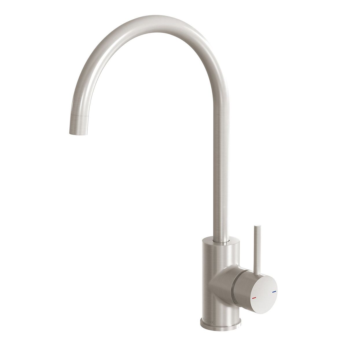 Pina Sink Mixer 200mm Gooseneck, Lead Free - Brushed Nickel