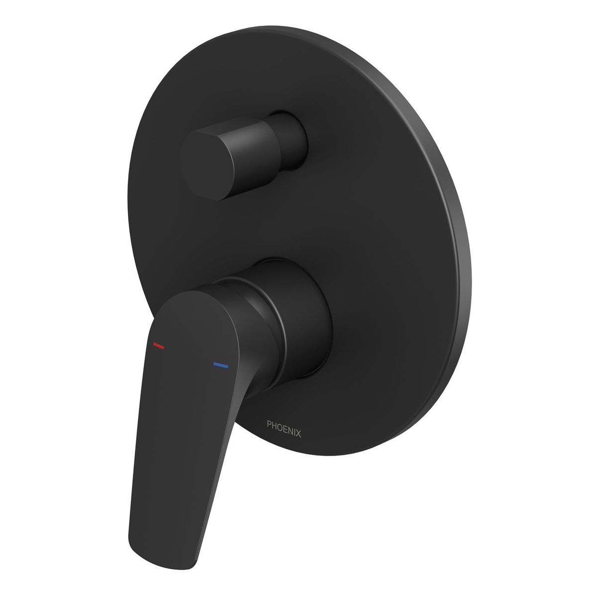 Ivy MKII Shower / Bath Diverter Mixer Trim Kit - Matte Black