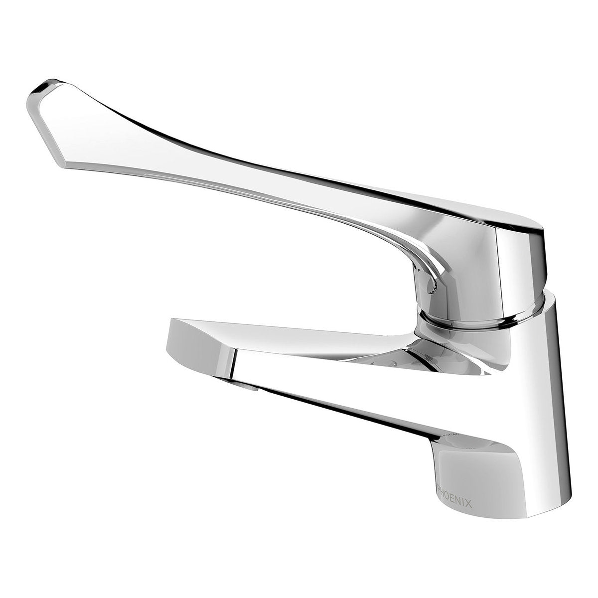 Phoenix Ivy MKII Extended Handle Fixed Basin Mixer, 6 Star, Lead Free, Chrome