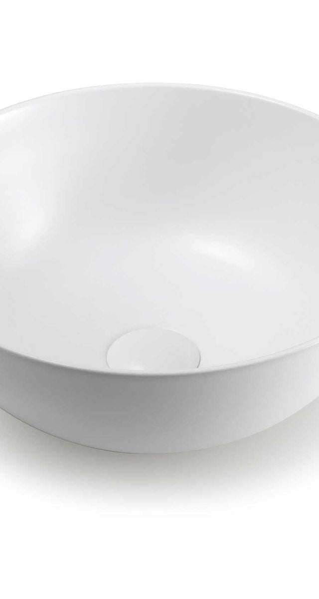 Seima Arko 360 Ceramic Basin - White Silk Matte
