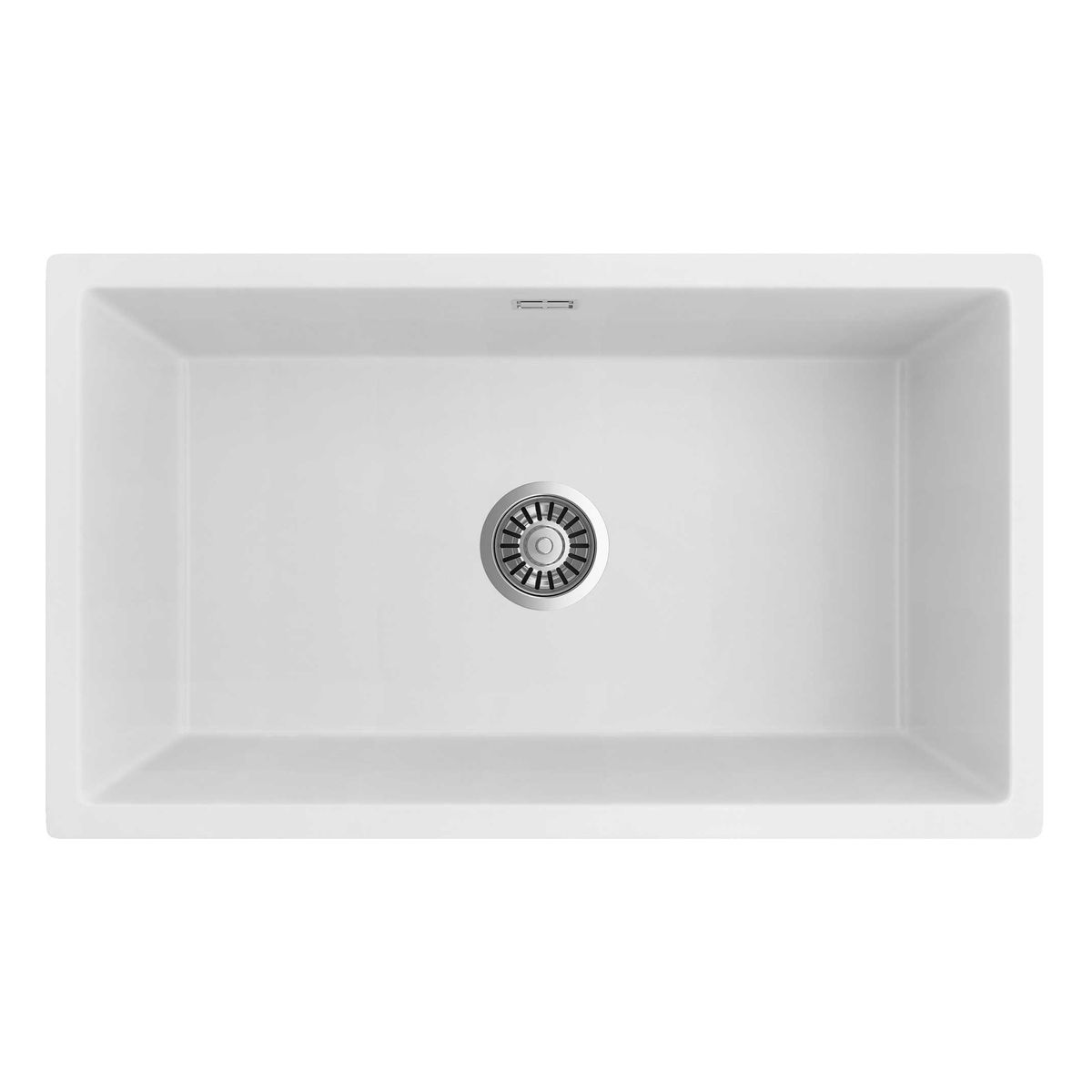 Oros 750 Arqstone Sink - White