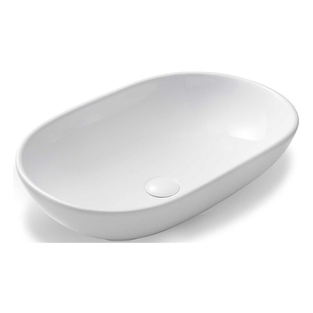 Arko 018 Ceramic Basin - White Gloss
