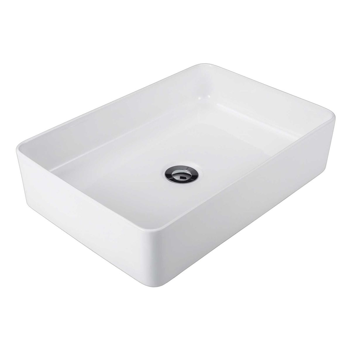 Plati 030 Ceramic Basin - White Gloss
