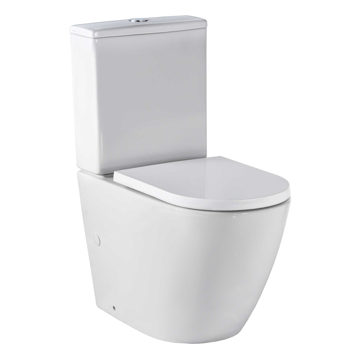 Seima Arko Wall Faced Toilet Suite - White Gloss