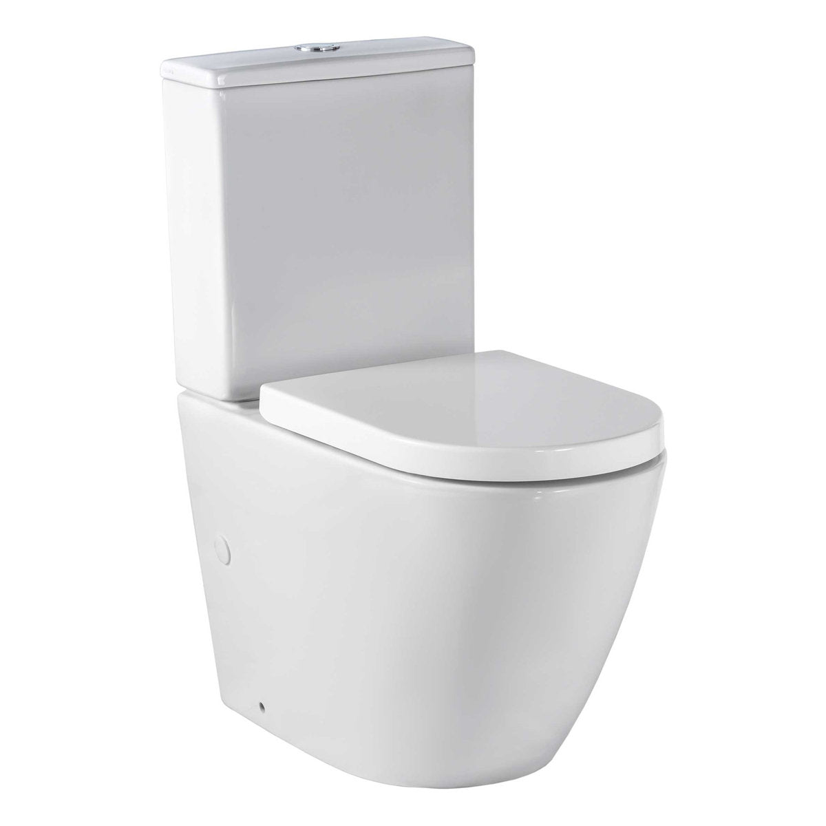 Seima Arko Wall Faced Toilet Suite - White Gloss