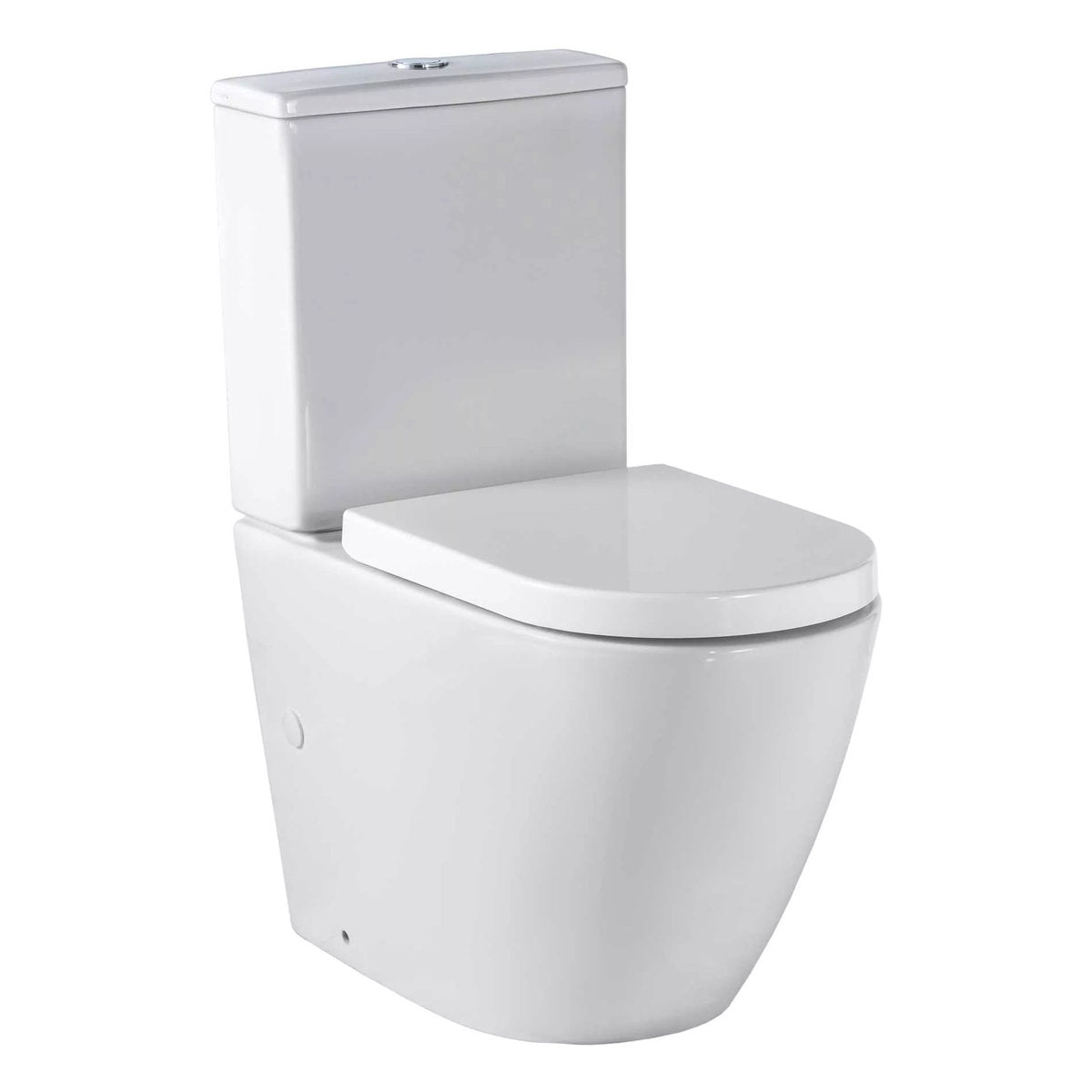 Seima Arko Wall Faced Toilet Suite - White Gloss