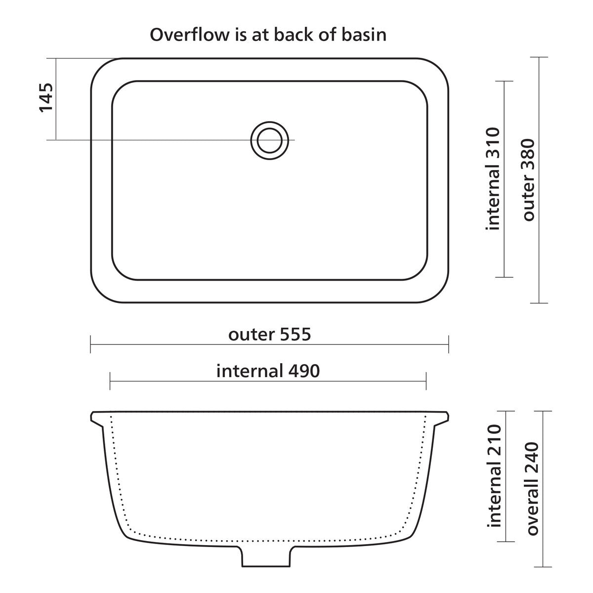 Seima Plati 555 Ceramic Basin - White Gloss