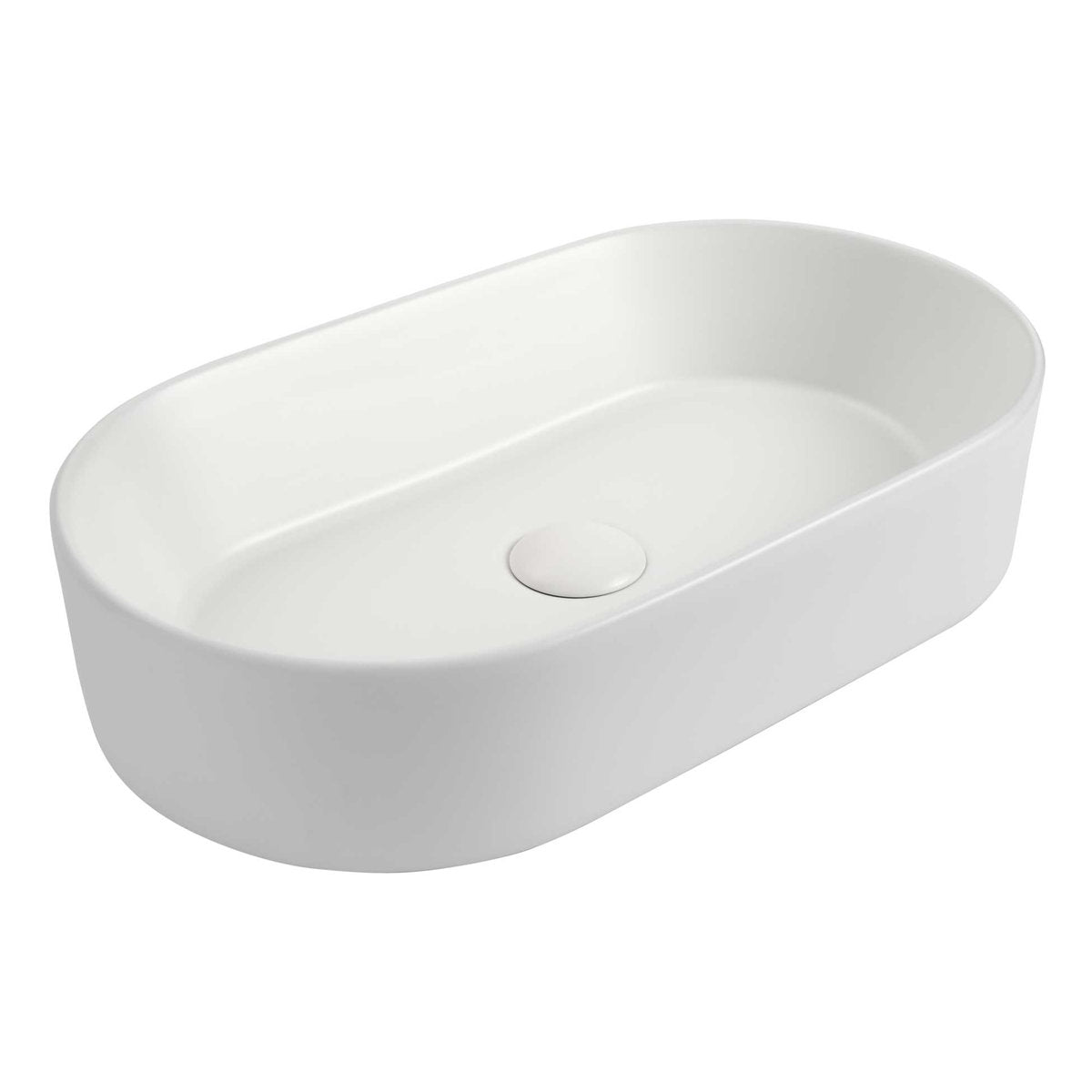 Seima Aurora 530 Ceramic Basin - White Silk Matte