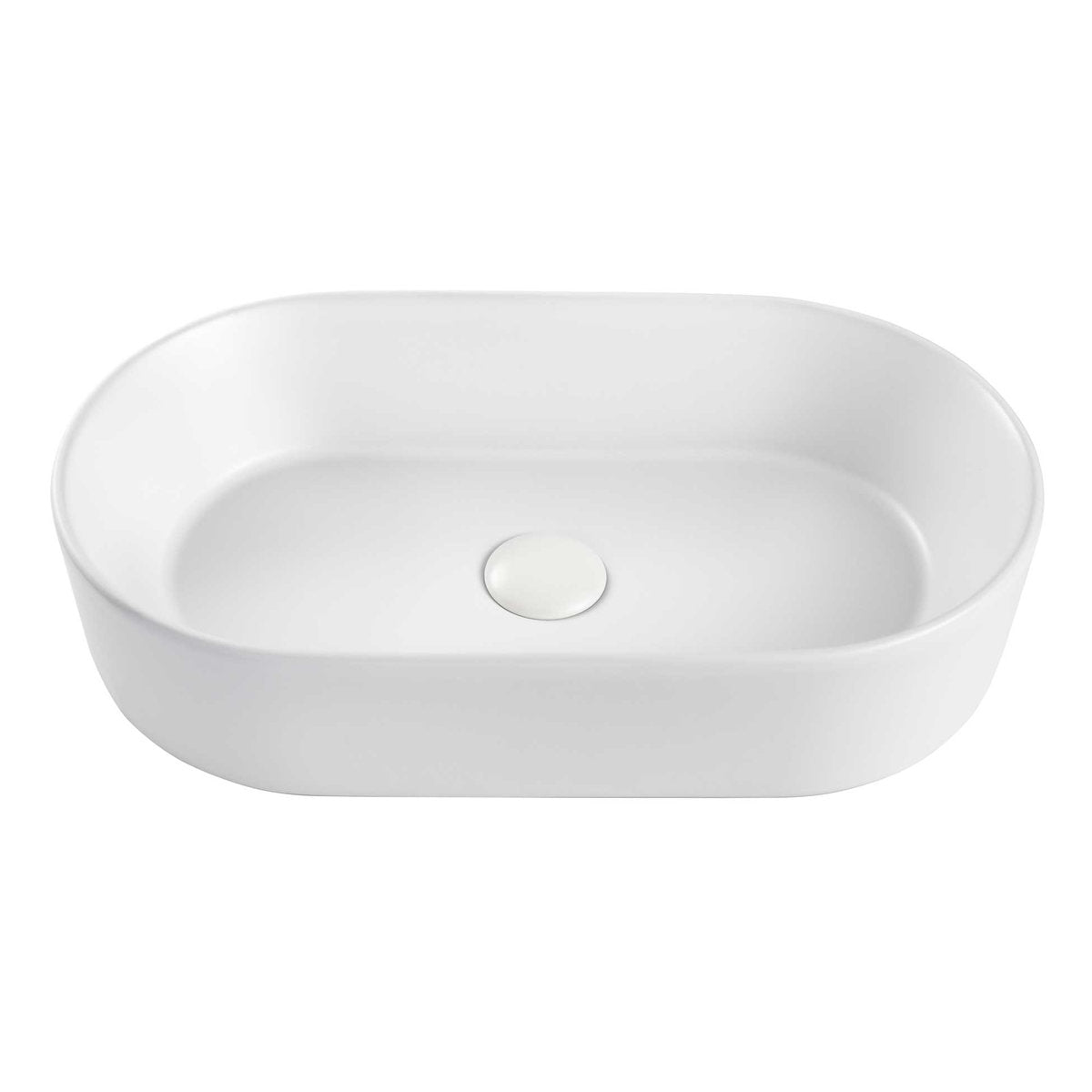Seima Aurora 530 Ceramic Basin - White Silk Matte