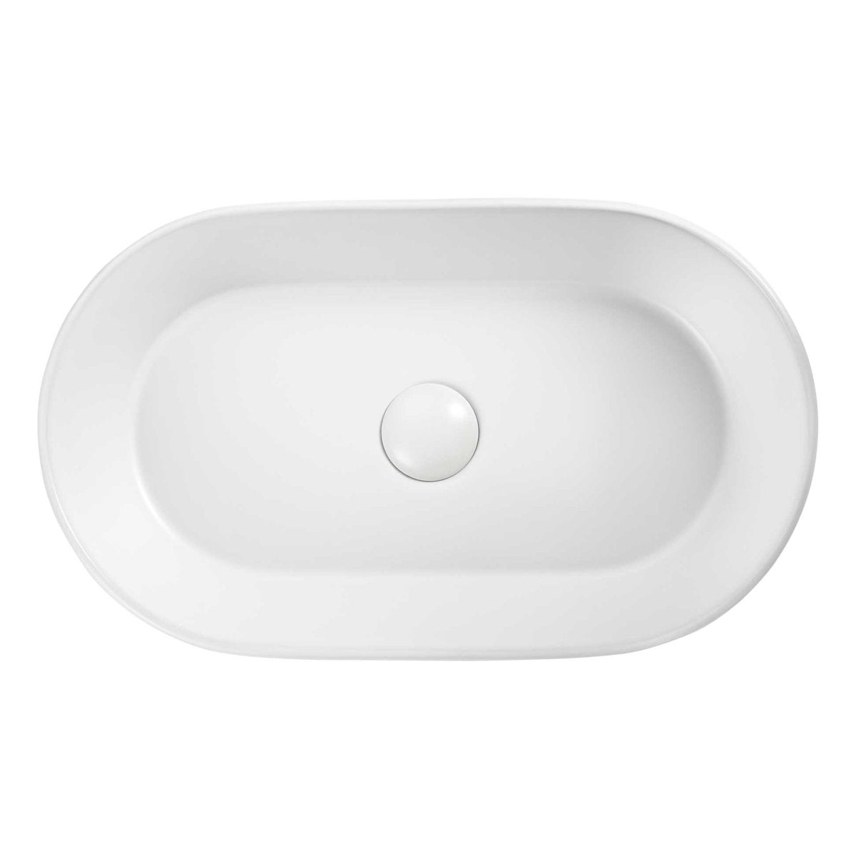 Seima Aurora 530 Ceramic Basin - White Silk Matte