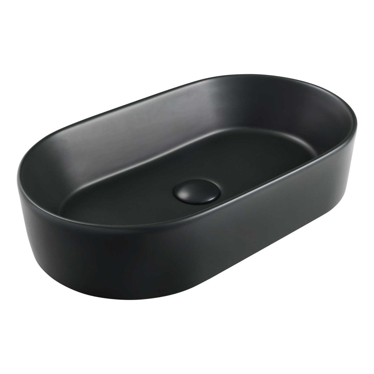 Seima Aurora 530 Ceramic Basin - Black Silk Matte
