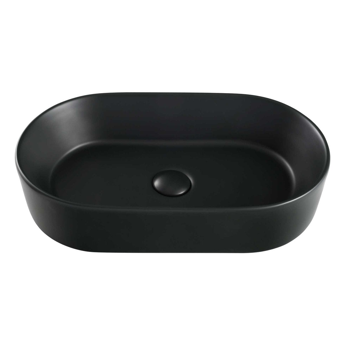 Seima Aurora 530 Ceramic Basin - Black Silk Matte
