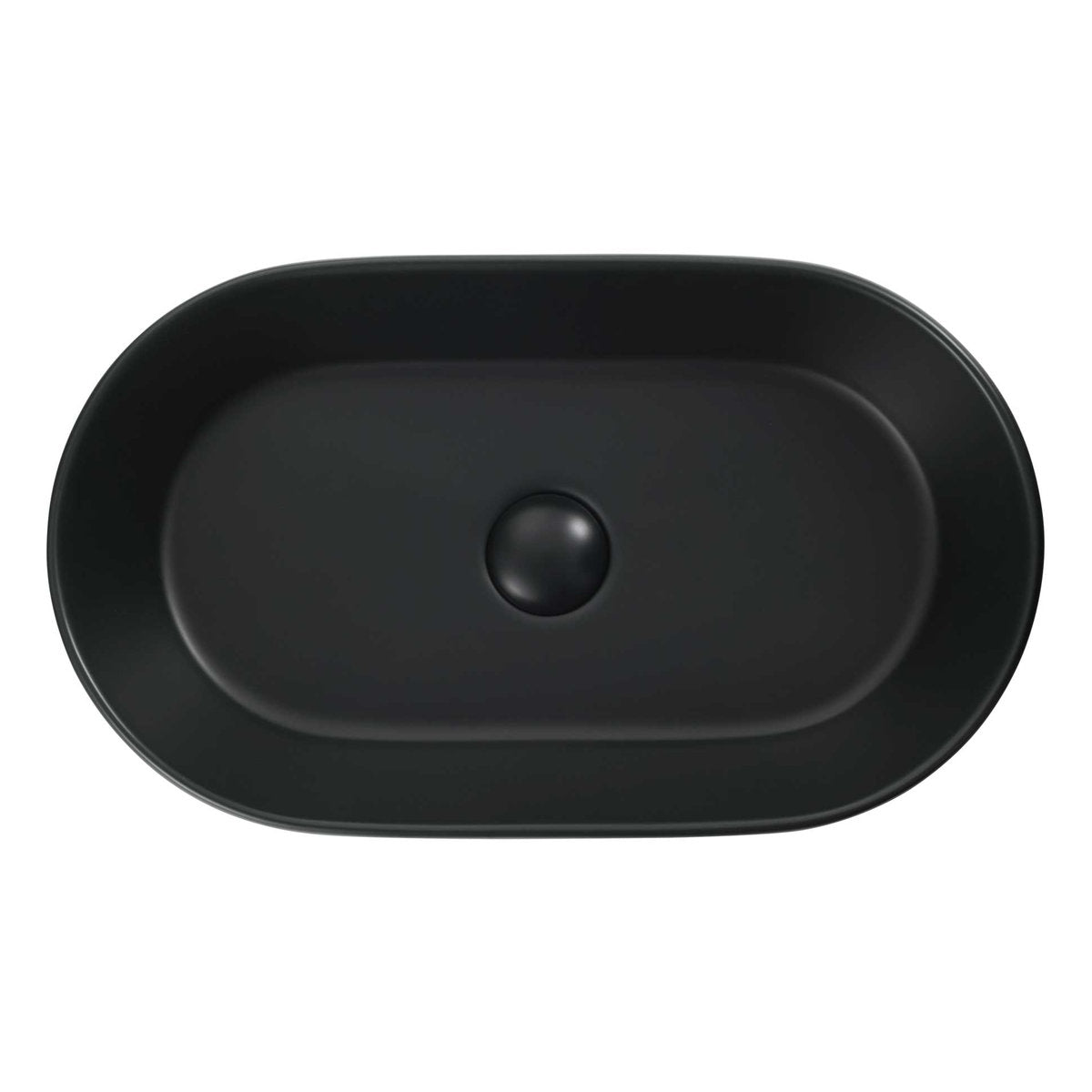 Seima Aurora 530 Ceramic Basin - Black Silk Matte