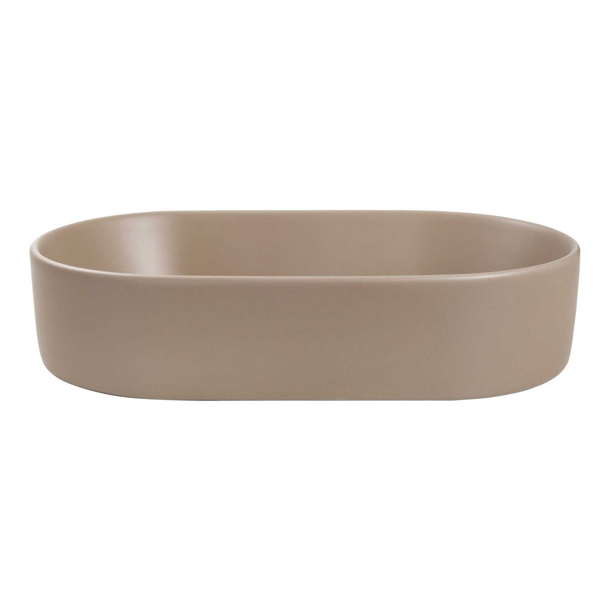 Seima Aurora 530 Ceramic Basin - Smoky Taupe Silk Matte