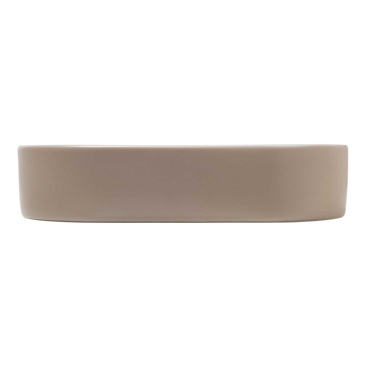 Seima Aurora 530 Ceramic Basin - Smoky Taupe Silk Matte