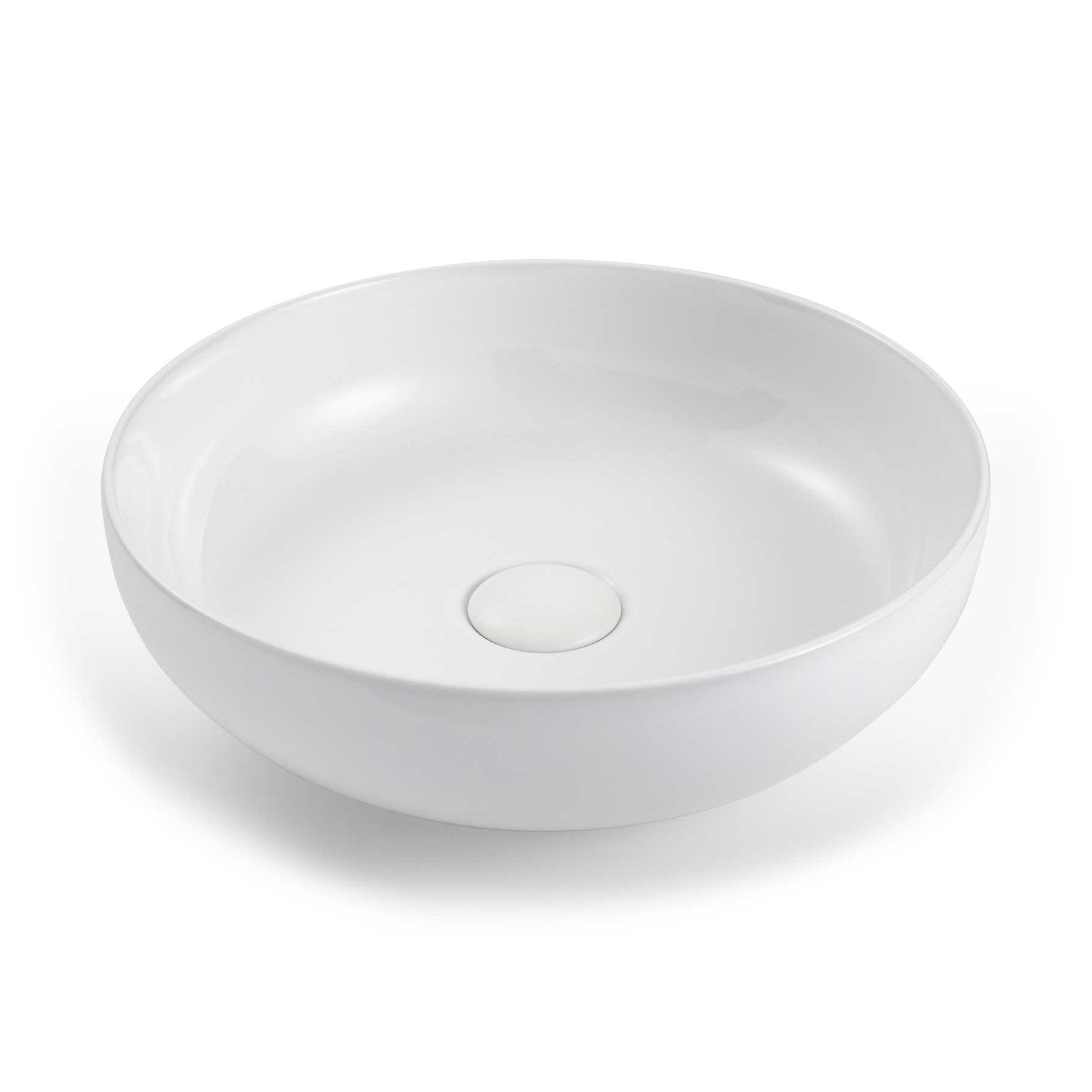 Seima Aurora 380 Ceramic Basin - White Gloss