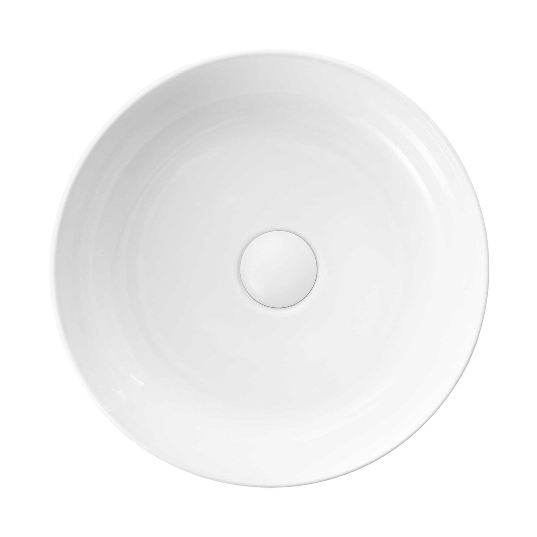 Seima Aurora 380 Ceramic Basin - White Gloss