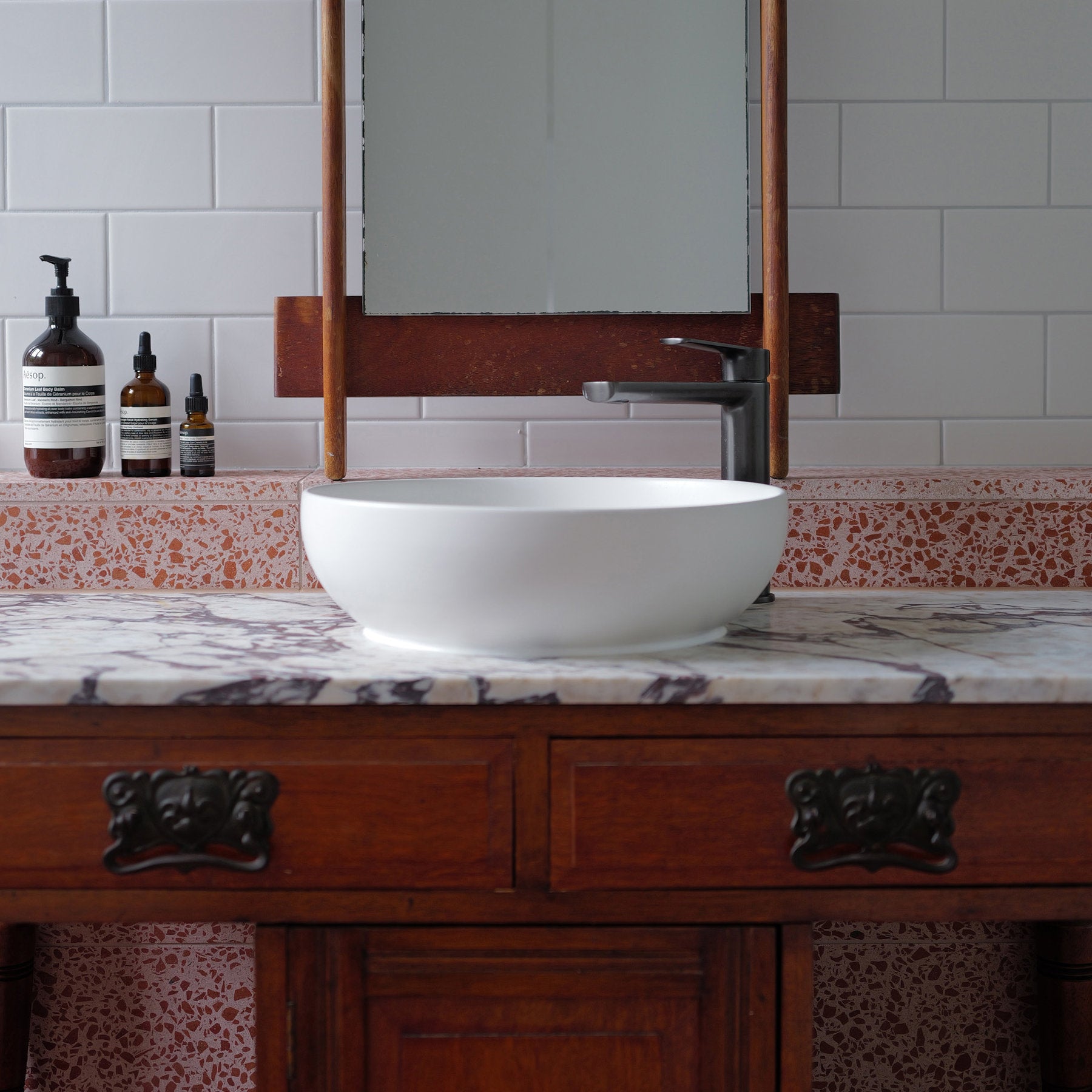 Seima Aurora 380 Ceramic Basin - White Silk Matte