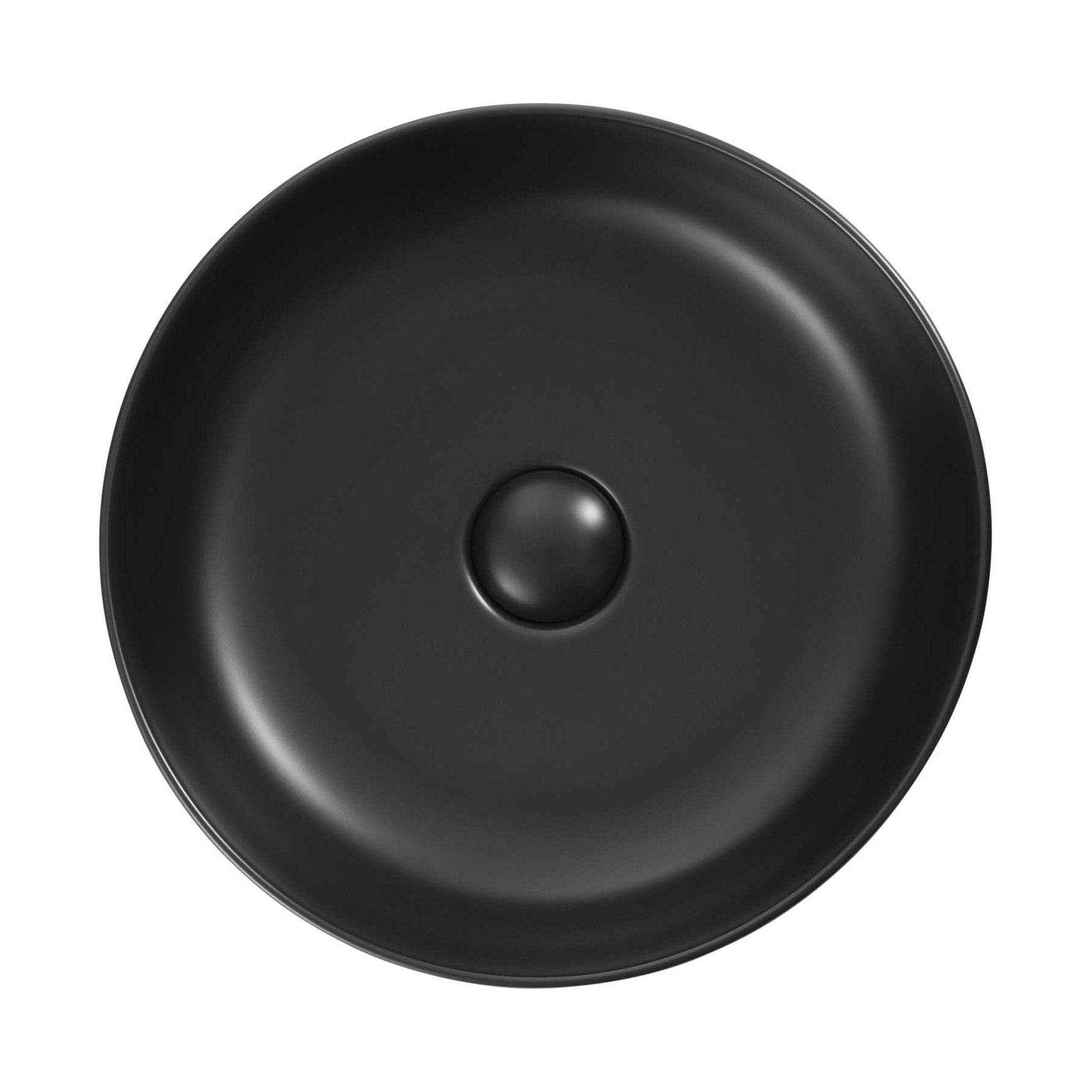 Seima Aurora 380 Ceramic Basin - Black Silk Matte