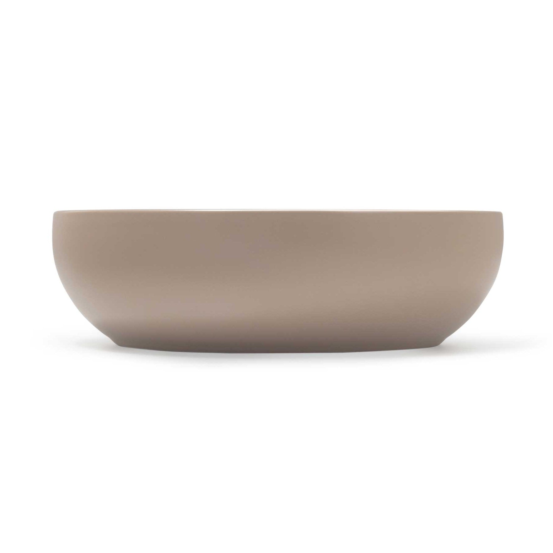Seima Aurora 380 Ceramic Basin - Smoky Taupe Silk Matte