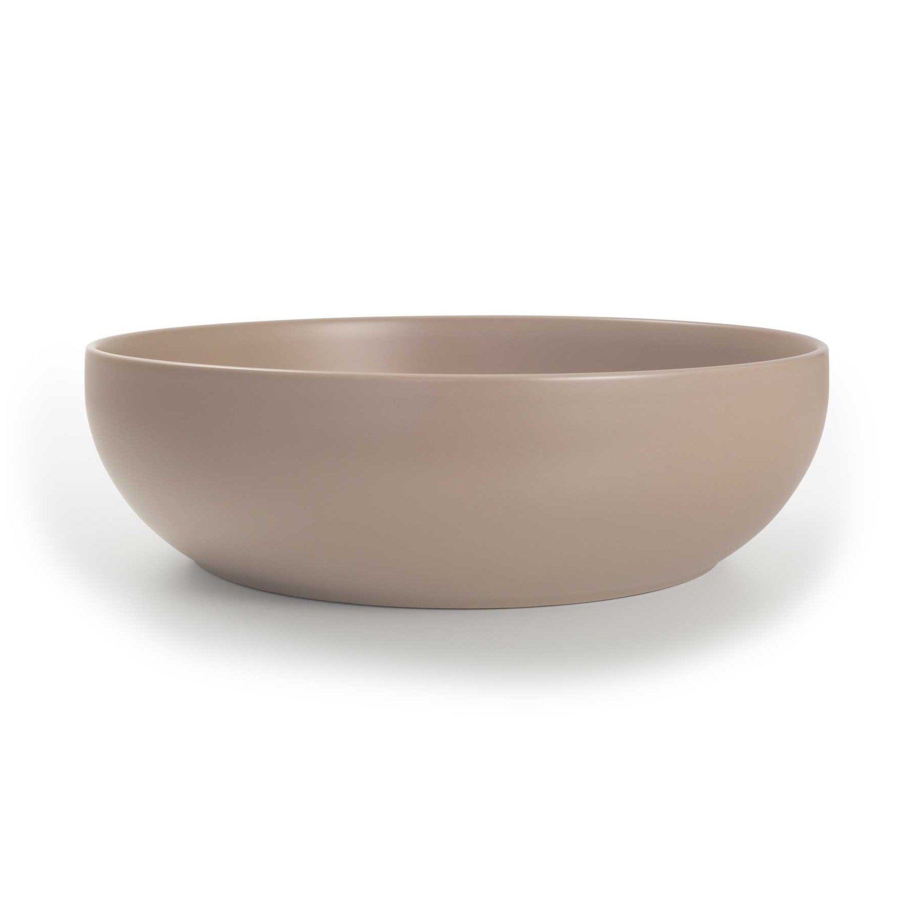 Seima Aurora 380 Ceramic Basin - Smoky Taupe Silk Matte