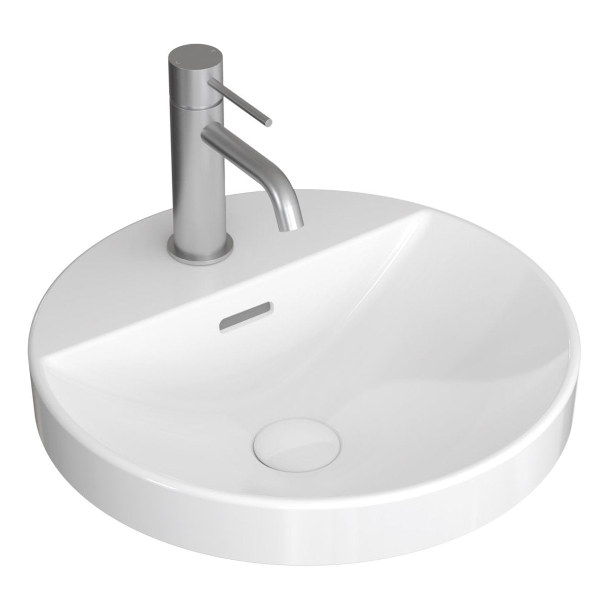 Seima Syros 400 Ceramic Basin - White Gloss