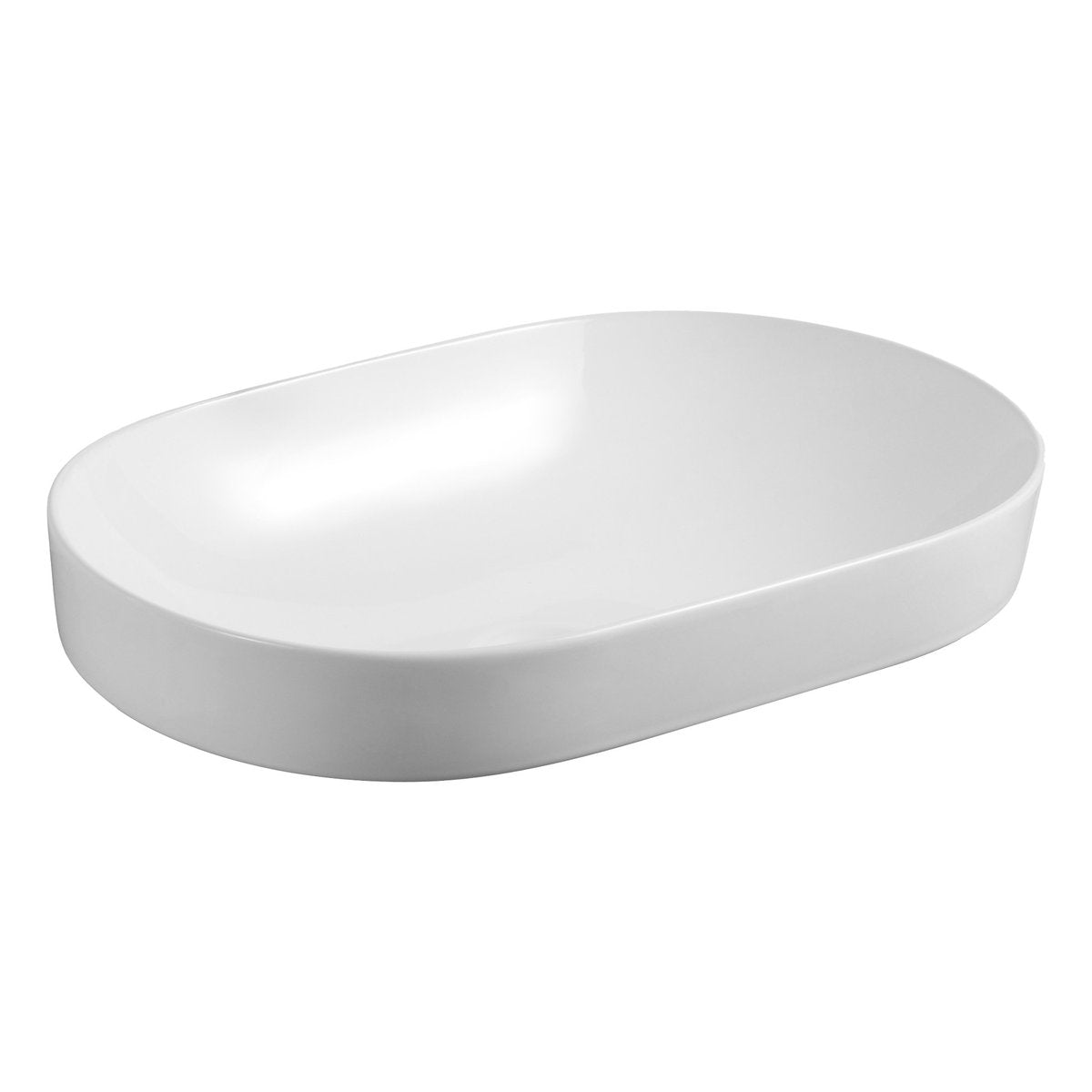 Seima Obello 550 Ceramic Basin - White Gloss