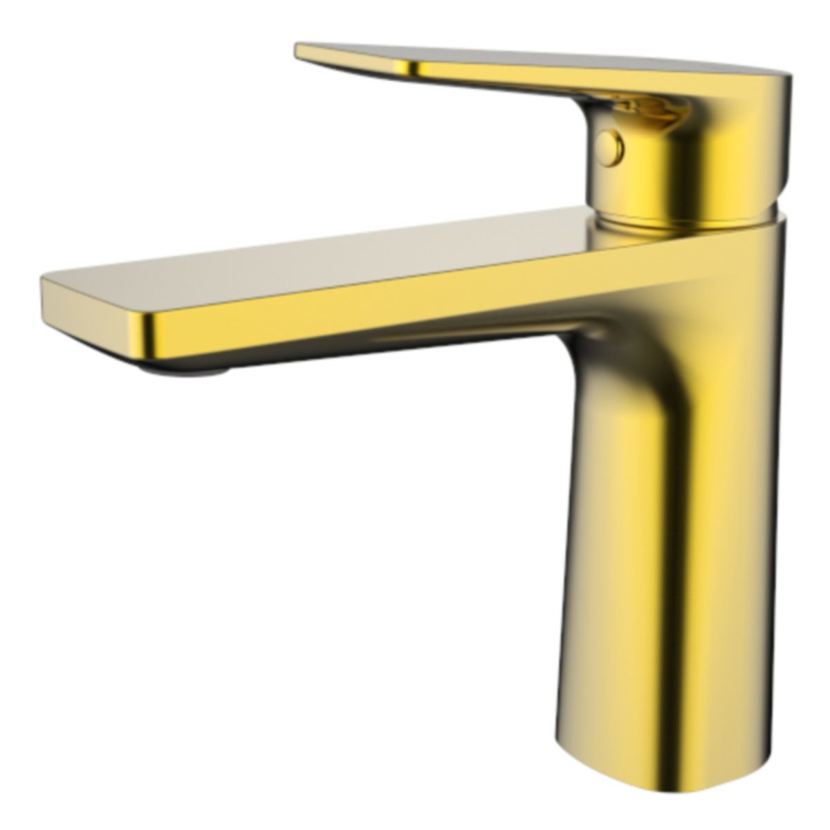 Millennium Jenex Basin Mixer, Modern Brass