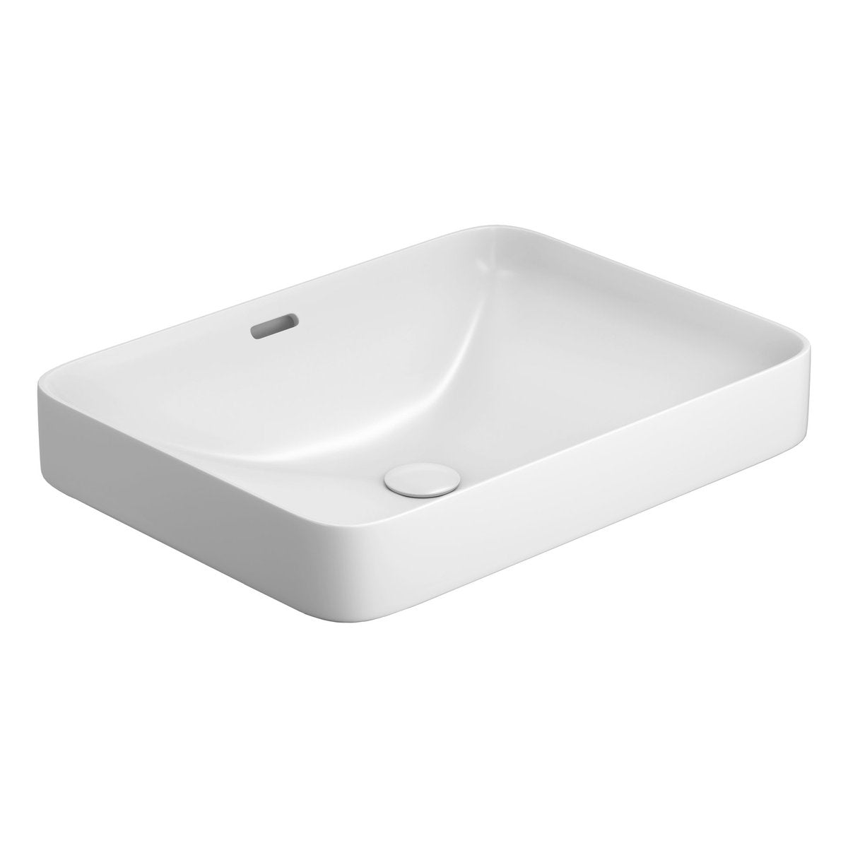 Seima Obello 501 Ceramic Basin - White Silk Matte