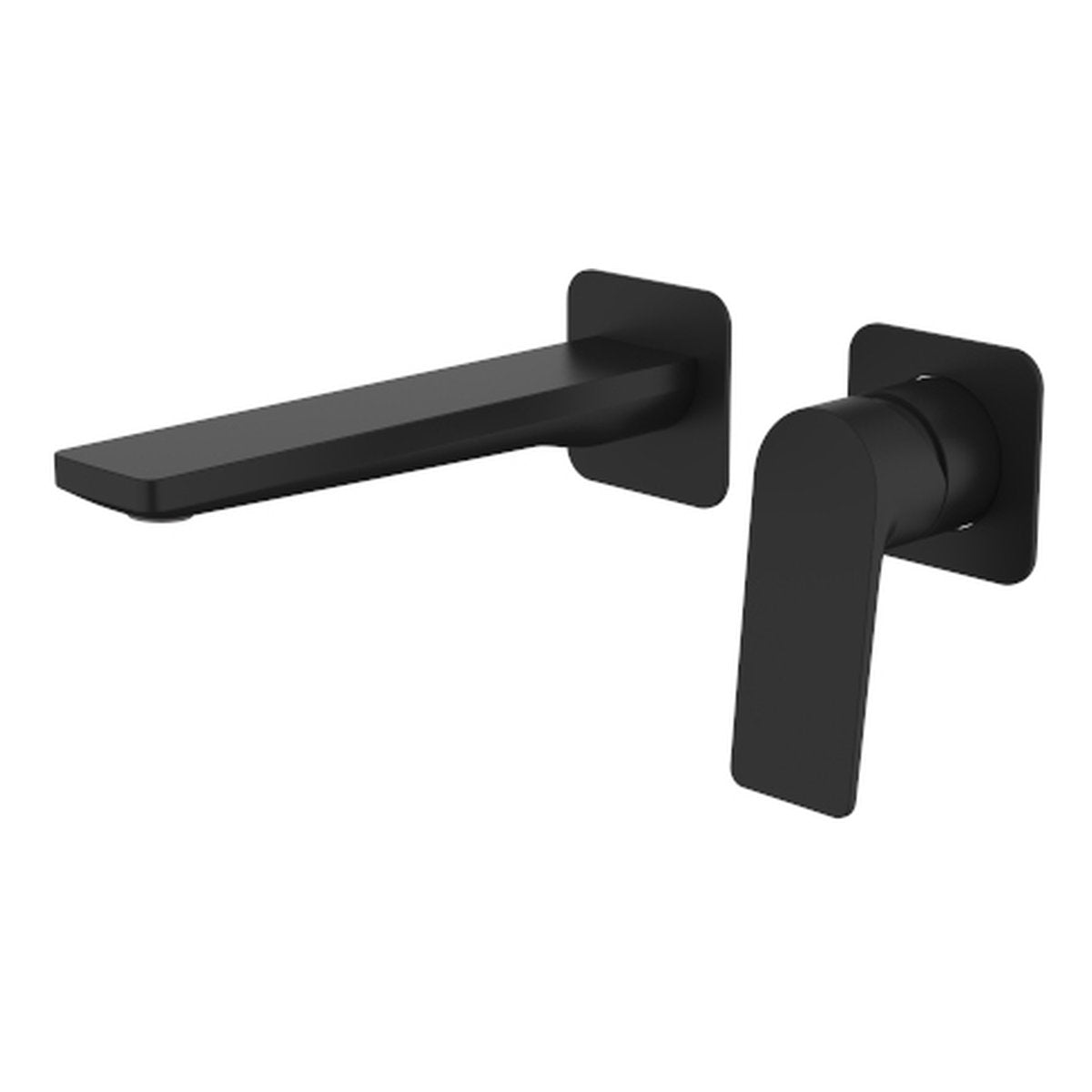 Millennium Jenex Wall Basin Mixer, Matte Black