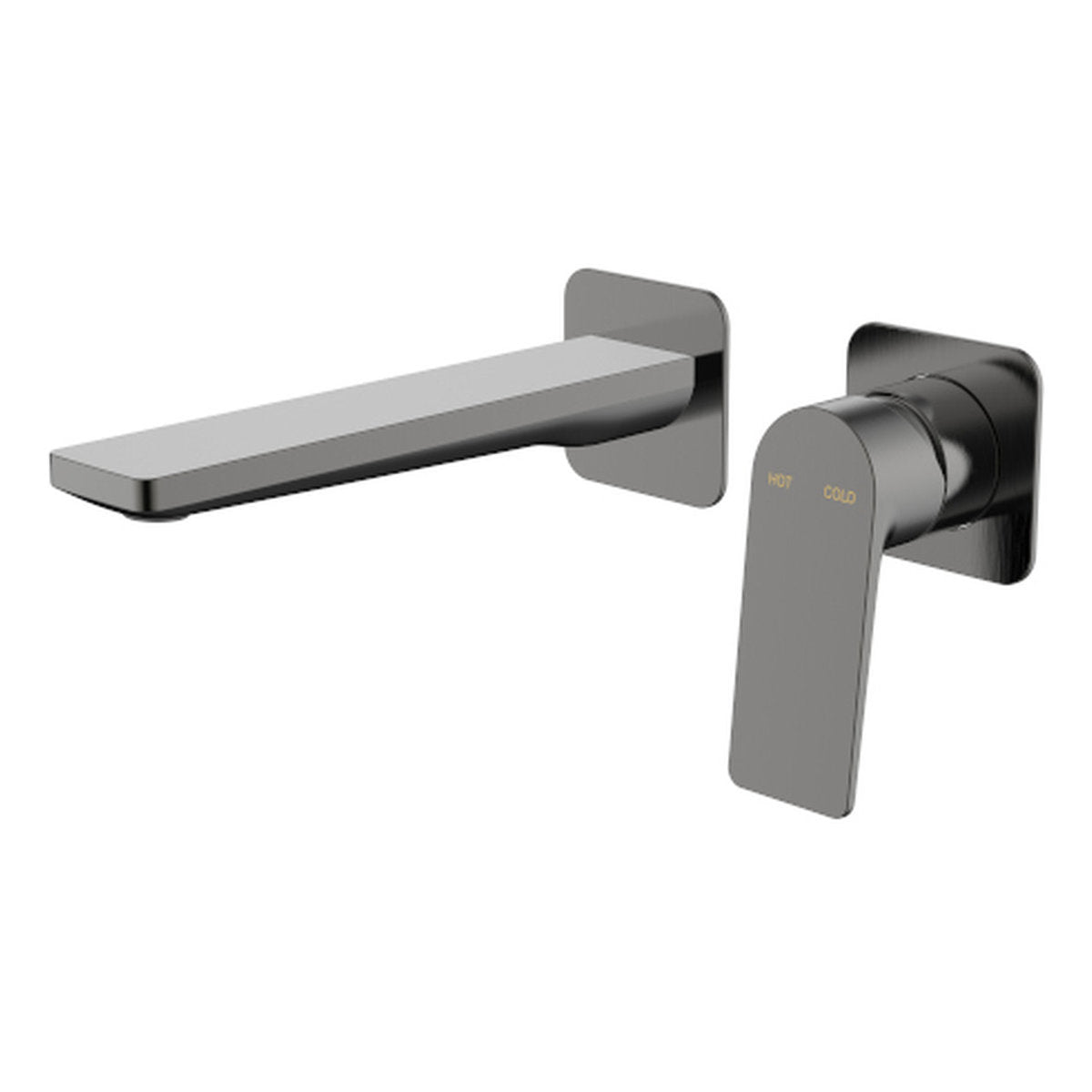 Millennium Jenex Wall Basin Mixer Trim Kit Only, Gun Metal