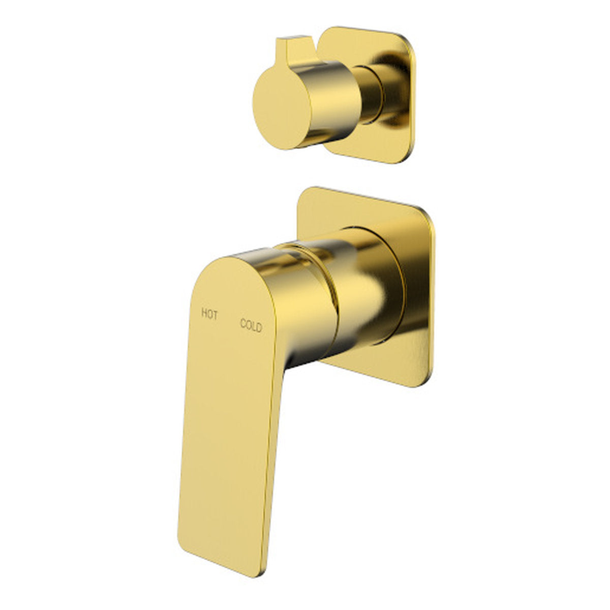 Millennium Jenex Diverter Mixer, Modern Brass