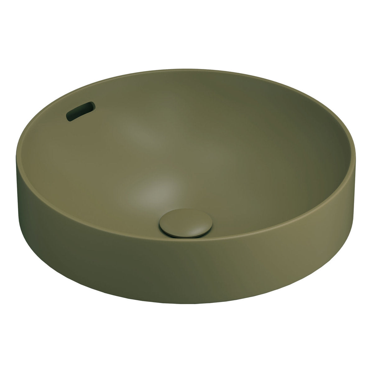 Seima Obello 371 Ceramic Basin - Olive Silk Matte