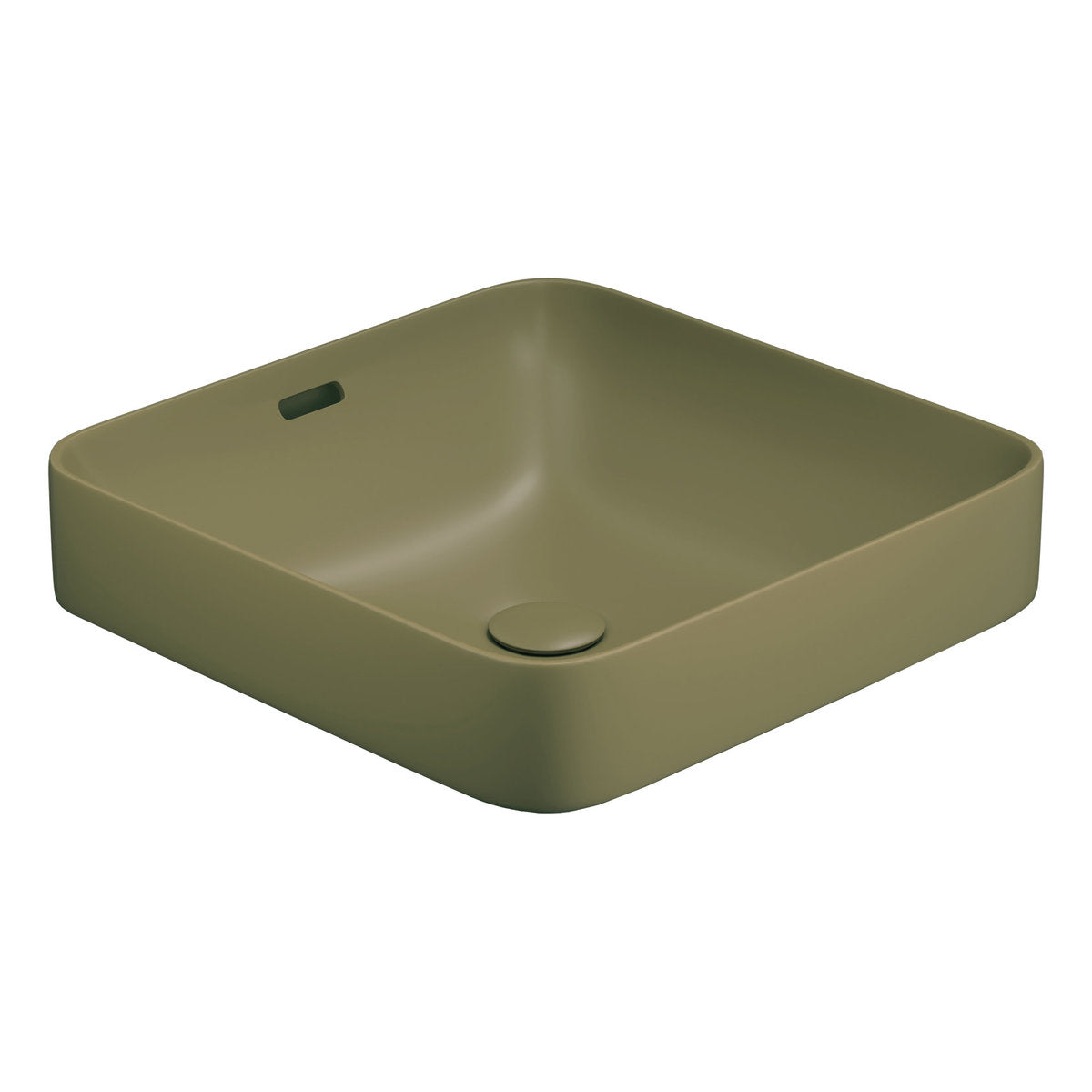 Seima Obello 376 Ceramic Basin - Olive Silk Matte