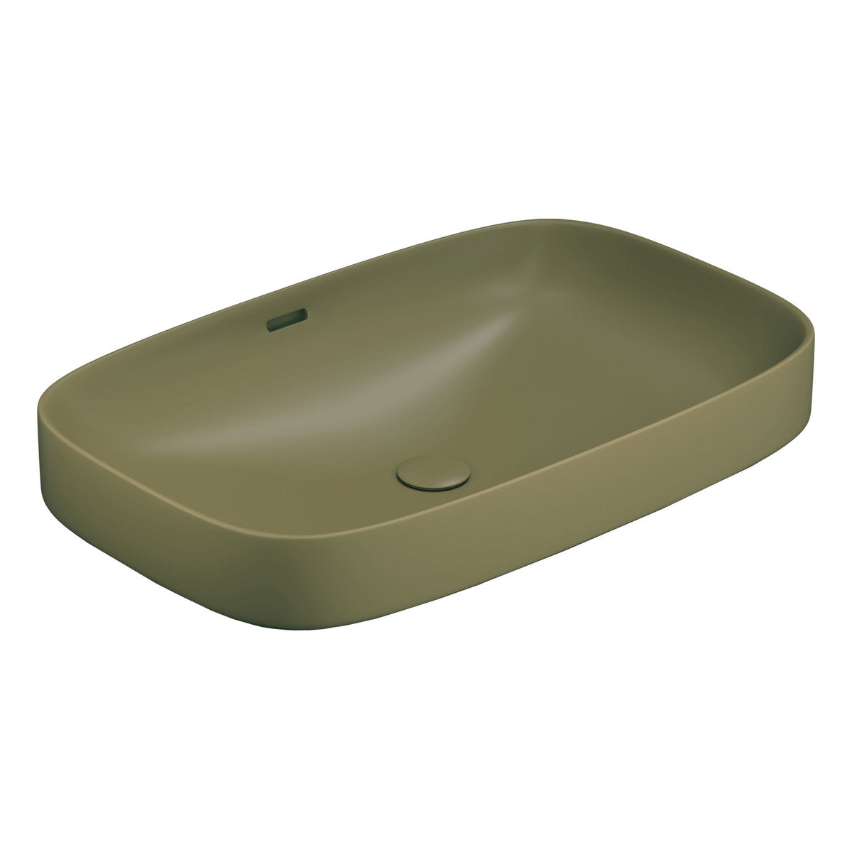 Seima Obello 600 Ceramic Basin - Olive Silk Matte